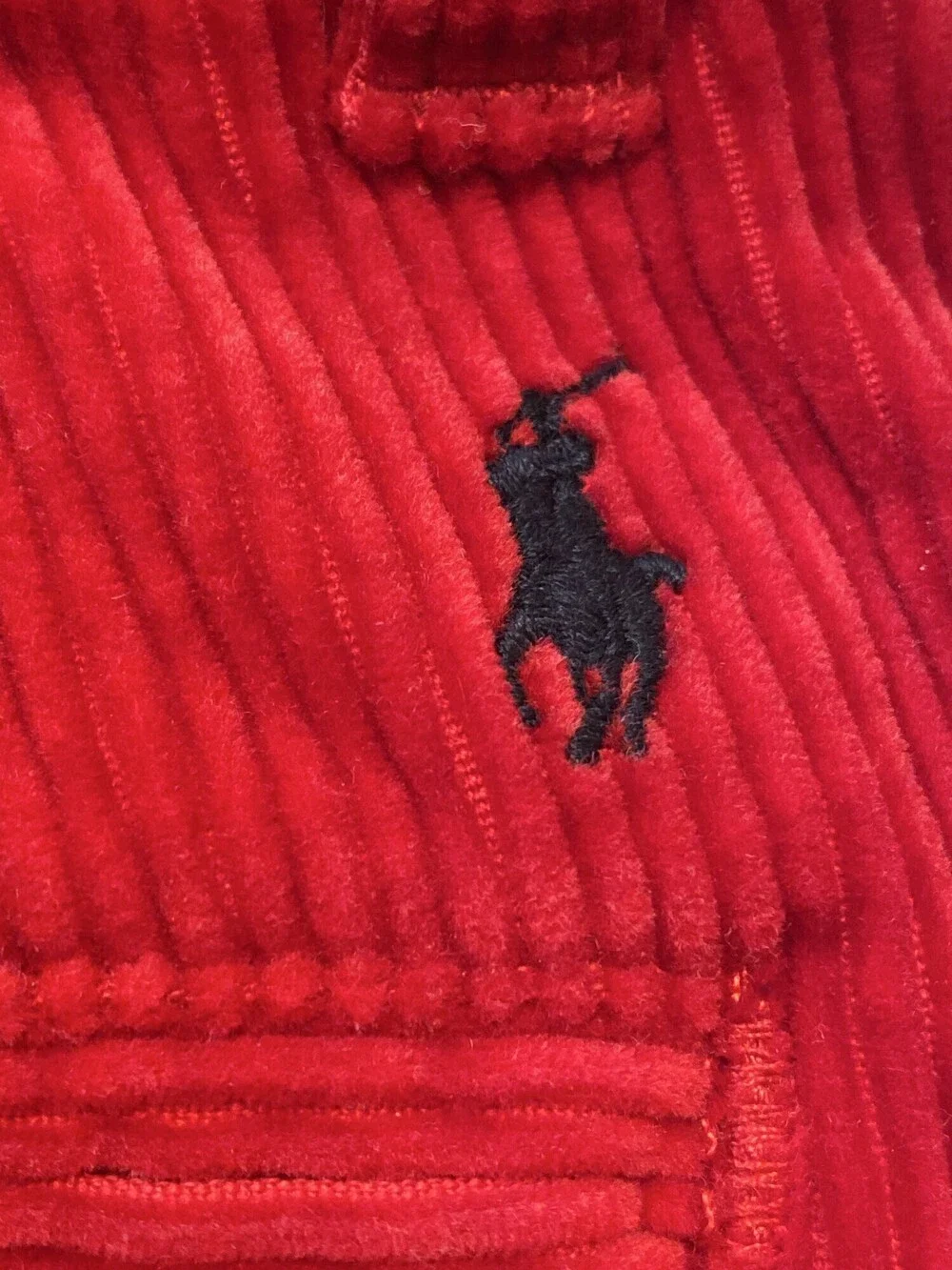Polo Ralph Lauren Boys Red Bedford Straight Fit Corduroy Pant Size 8